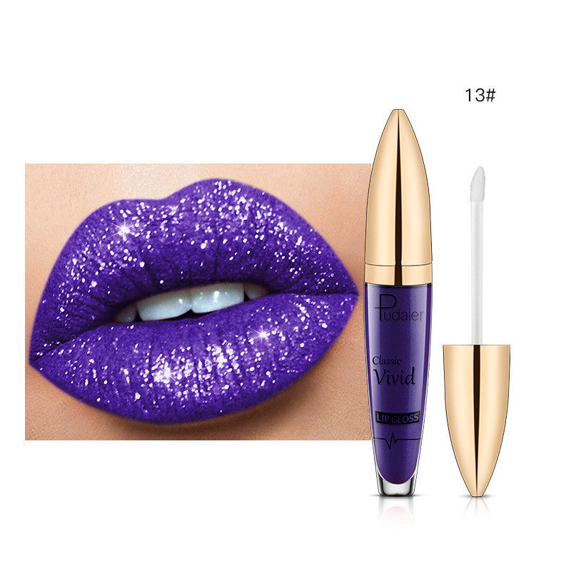 Pudaier Sip Glitter Flip Matte Shimmer Lip Gloss No Stain On Cup Diamond Lipstick Pudaier Sip Glitter Flip Matte Shimmer Lip Gloss No Stain On Cup Diamond Lipstick
